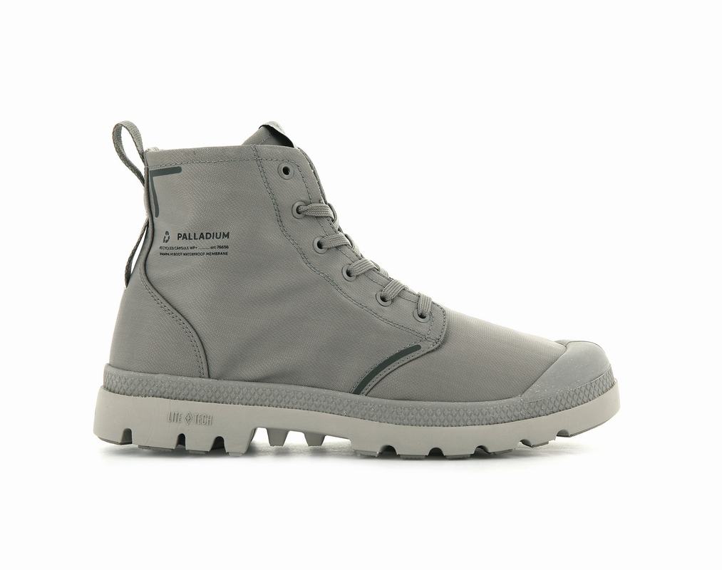 Botas Palladium Pampa Lite+ Recycle Wp+ Waterproof Hombre - Gris ||RYPM-81629||